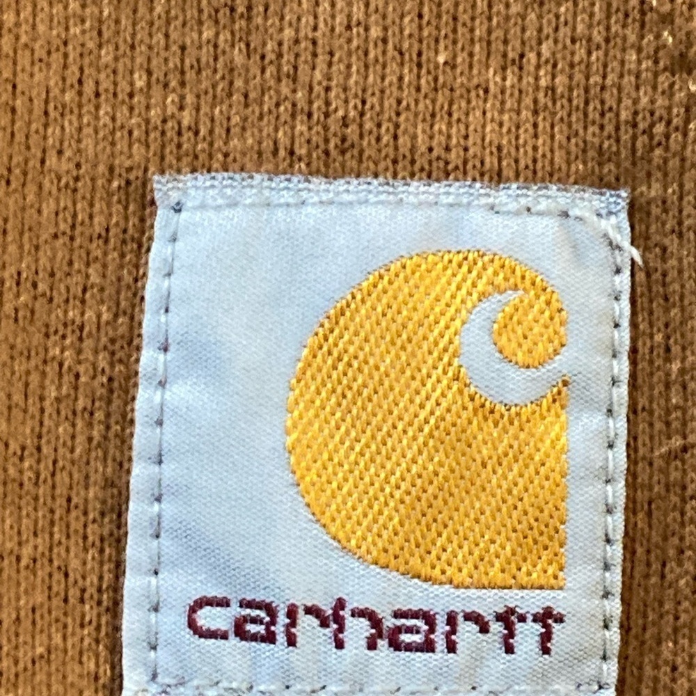 Carhartt Men's Size Small Midweight Hooded Logo Sweatshirt Pullover Hoodie - Picture 6 of 8